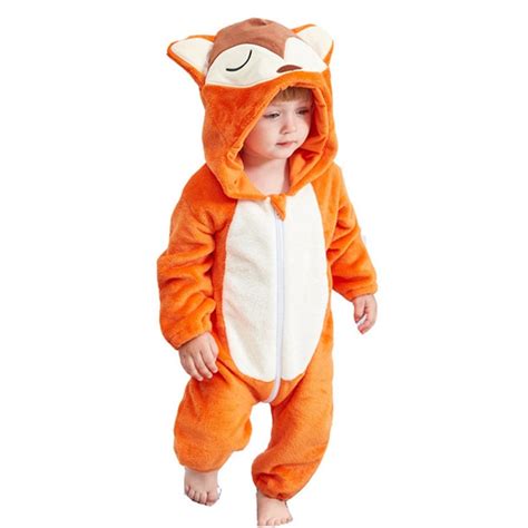 Fox Onesie Baby Halloween Costume Newborn - Luckyonesie.com