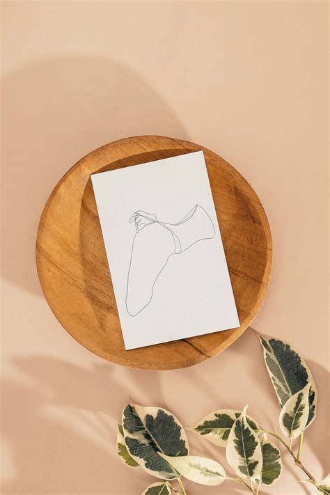 Bdsm Art Female Line Art One Line Drawing Nude Line Drawing Erotic Nudity Sensual Wall Art
