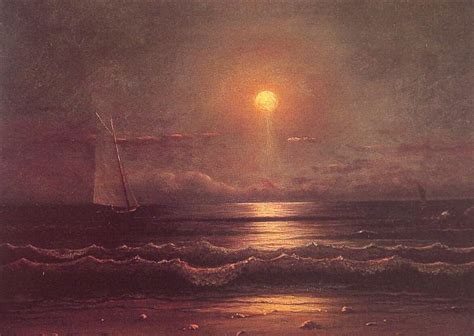 Sailing by Moonlight, 1860 - Martin Johnson Heade - WikiArt.org