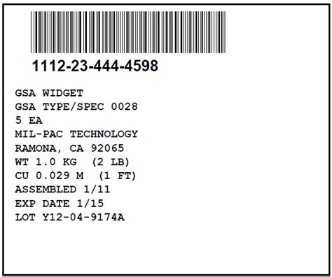 Mil Std 129r Labels Barcodes Iuid Mil Pac Technology