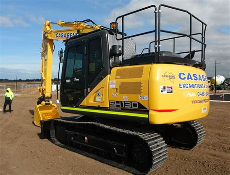 Sh130 Excavators Casabene Group