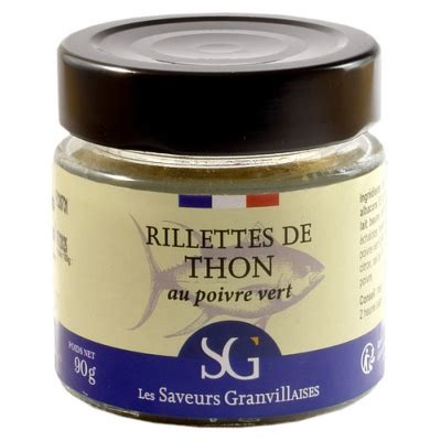 Rillettes De Thon Au Poivre Vert G Les Saveurs Granvillaises