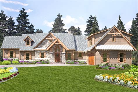 Plan 25688ge 4 Bed Mountain Craftsman With Open Concept Floor Plan