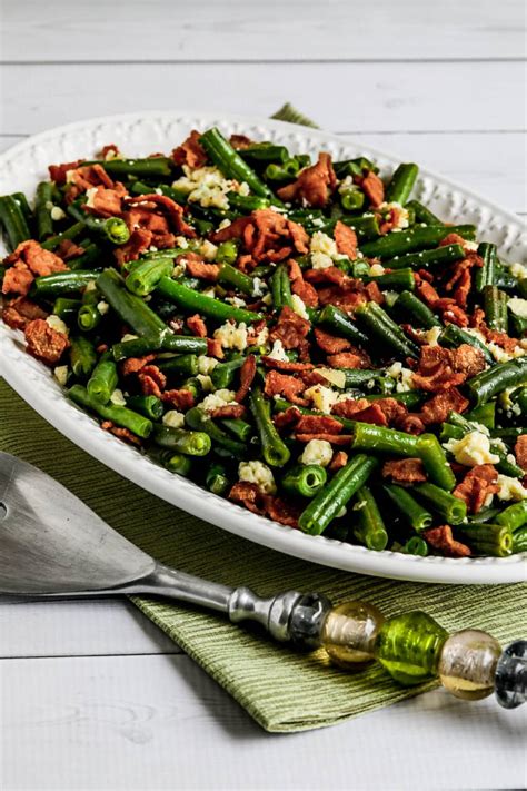 Instant Pot Green Beans With Bacon And Gorgonzola Kalyn S Kitchen