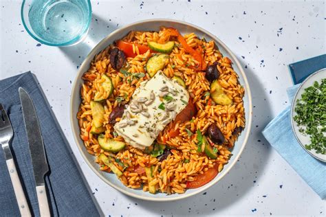 Griechischer Orzo Salat Mit Kalamata Oliven Rezept HelloFresh