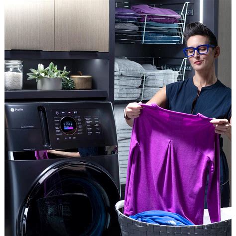 Ge Profile 4 8 Cubic Feet Capacity Ultrafast Smart All In One Combo Energy Start Washer Electric