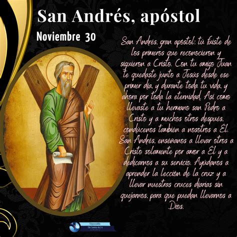 30 de NOVIEMBRE San Andrés apóstol Un Paso al Día