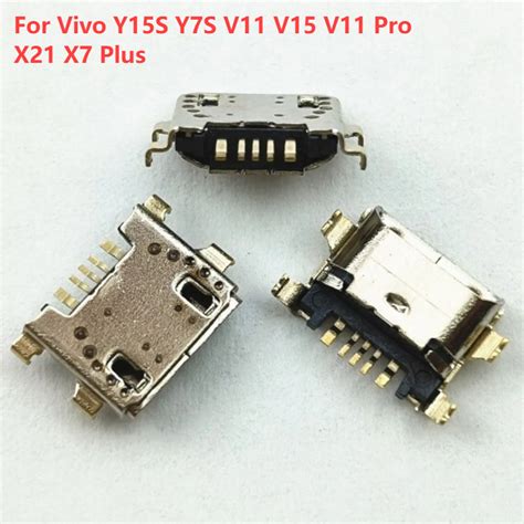 5 50pcs Charging Pin Dock Connector For Vivo Y15S Y7S V11 V15 V11 Pro