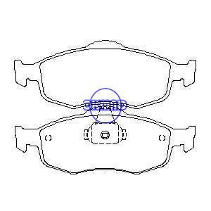 Ford Cougar Mondeo Scorpio Contour Mercury Cougar Mystique Brake Pad