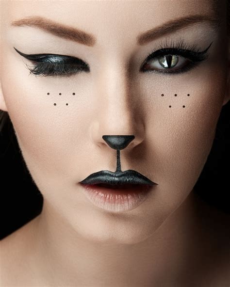 cat halloween makeup - Cathy