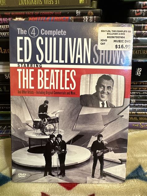 Complete Ed Sullivan Shows Starring The Beatles Region Dvd New