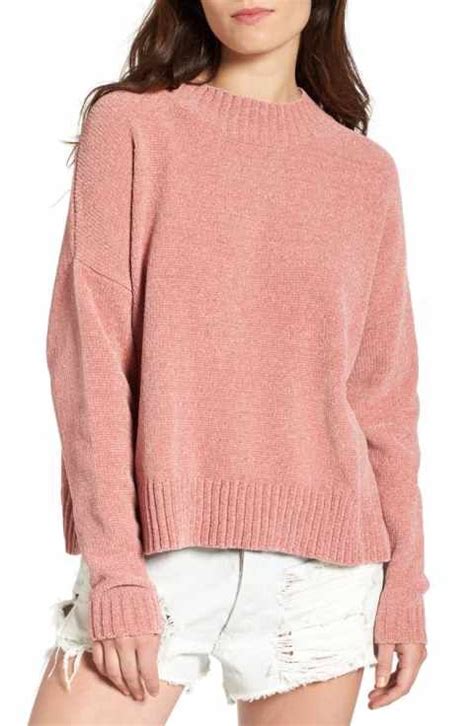 Bp Chenille Funnel Neck Sweater Funnel Neck Sweater Fashion