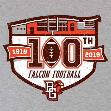 Bgsu Football 100th Year Long Sleeve Tee