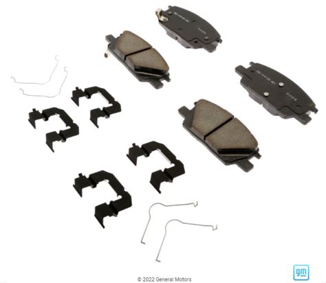 Acdelco Gold Ceramic Front Disc Brake Pad Kit Gm