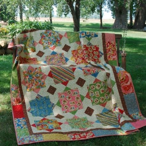 Quilt Pattern Large Print Fabric