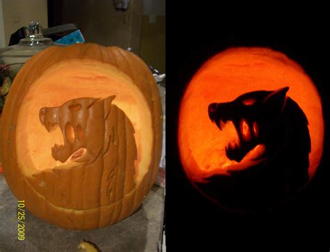 werewolf pumpkin by MegFire on DeviantArt