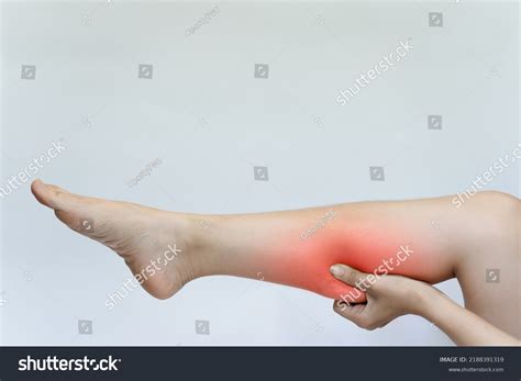 Womans Calf Pain May Be Caused Stock Photo 2188391319 | Shutterstock