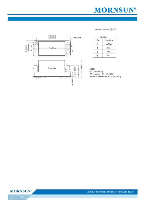 Ld B Datasheet Pages Mornsun Ac Dc Converter