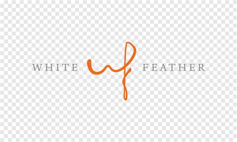 Logo Brand Desktop plume créative texte orange png PNGEgg