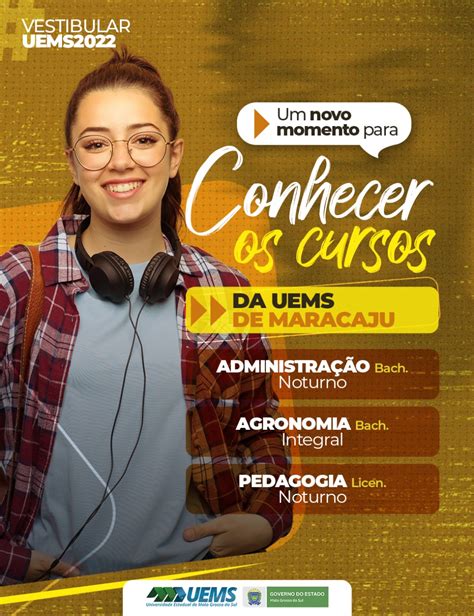 Vestibular 2022 UEMS de Maracaju oferta 66 vagas em três cursos de