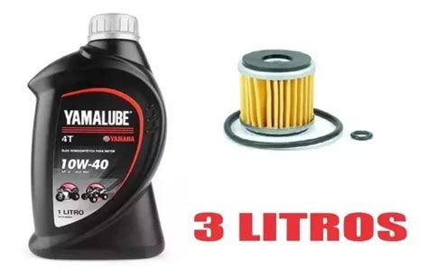 Kit Troca Oleo E Filtro Yamaha Mt 03 660 Yamalube 10w40 Frete grátis