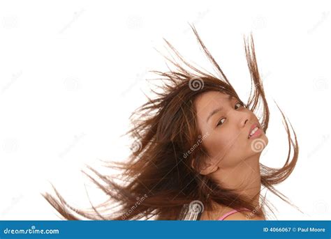 Belle Fille Asiatique De Brunette Image Stock Image Du Visage Beau