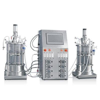 Glass Lab Scale Benchtop Fermentation Fermenter Bioreactor For Viscous