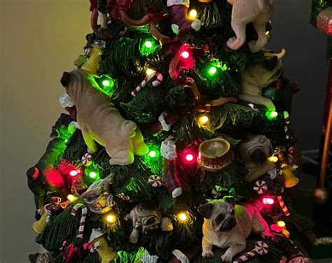 Danbury Mint Pug Christmas Tree Etsy