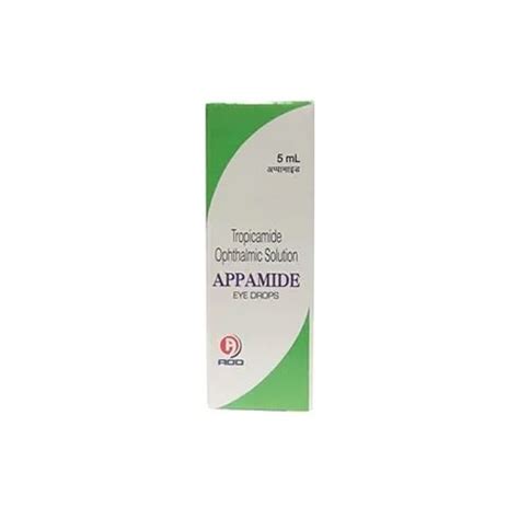 Appamide Tropicamide Ophthalmic Solution Eye Drop At Rs 59 Piece In Jalgaon