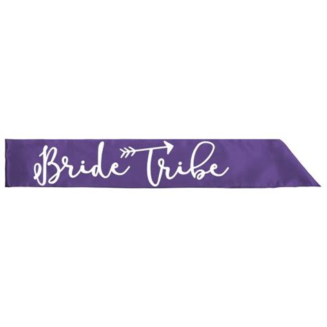 Purple Bride To Be Sash