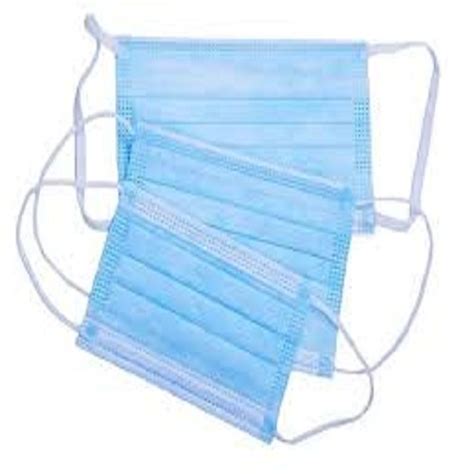 Non Woven Blue Pp Disposable Face Mask For Surgical Age Group Adults