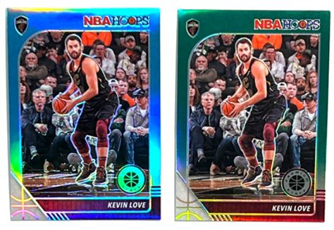 2019 20 Panini NBA Hoops Premium Stock 32 Kevin Love Green Rare Teal