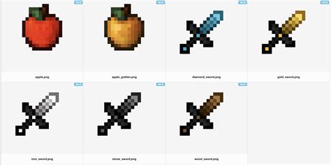 √1000以上 minecraft sword texture pack png 155108