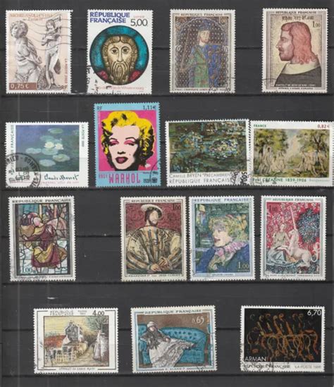 France Lot De Timbres Oblit R S Grand Format F Type Tableaux