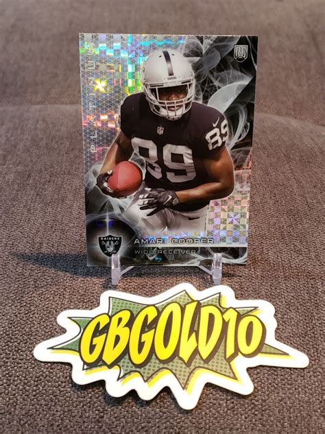 2015 Topps Platinum Amari Cooper X Fractor Refractor Rookie RC 114