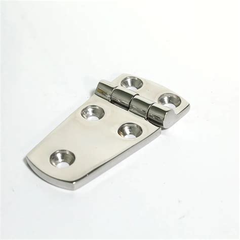 316 Stainless Steel Heavy Duty Hinge 7638mm 315 Inch With 5 Countersunk Holes For Marine Boat