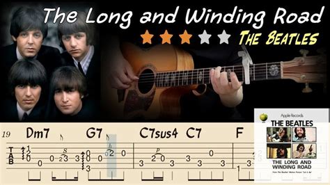 🔴the Beatles The Long And Winding Roadㅣeasy Fingerstyle Guitar Tutorialㅣtabs Andlyricsㅣacoustic