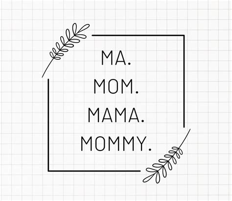 Mama Svg Mommy Png Mom Svg Mother Svg Mothers Day Etsy