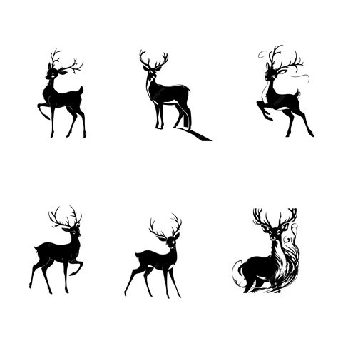 Premium Vector Deer Silhouette Vector Illustration