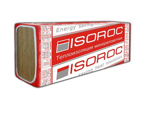 Утеплитель ISOROC (Изорок) Изолайт 1000x600x100 мм (уп/4плиты, 2,4м2/0 ...