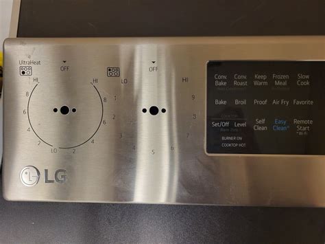 Oem Lg Range Control Panel Stainless Agm30025501 For Lrel6325f00 Scuffed For Sale Online Ebay