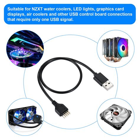 Mzhou Motherboard Usb 20 9 Pin To Usb A Header Cableusb 9pin Header