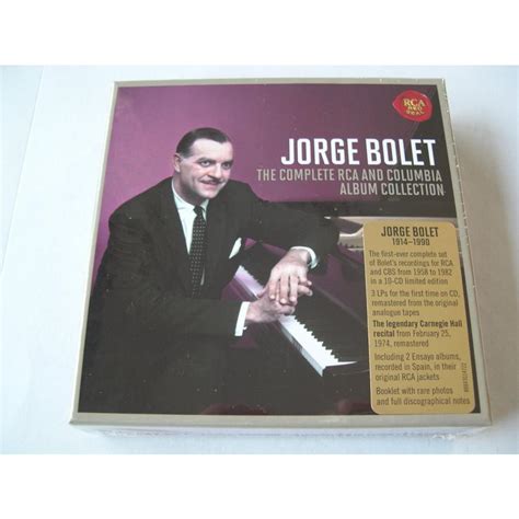 Jorge Bolet The Complete RCA And Columbia Album Collection 10 CDs