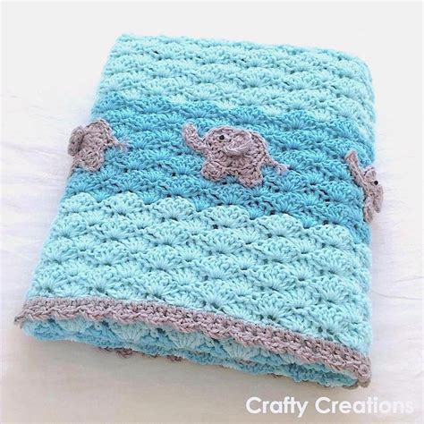 Elephant Baby Blanket Crochet Pattern - Etsy