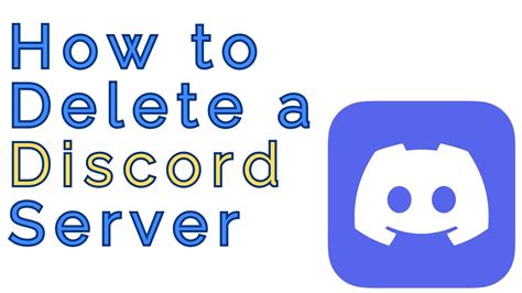 How To Delete A Discord Server Youtube