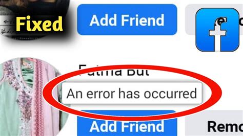 Facebook An Error Occurred While Sending Friend Request Problem Solved