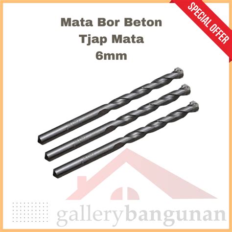 Jual Mata Bor Beton 6mm Cap Mata Tjap Tembok Dinding Cor Keramik Granit