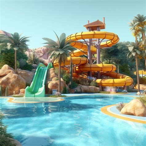 Premium Ai Image Aqua Park