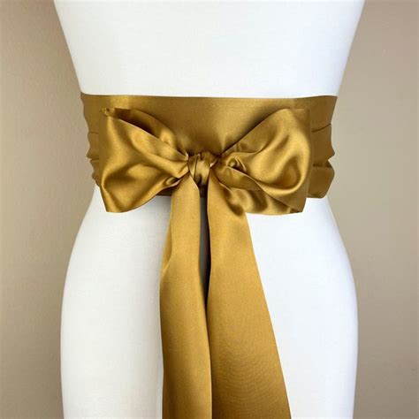 Gold Sash - Etsy