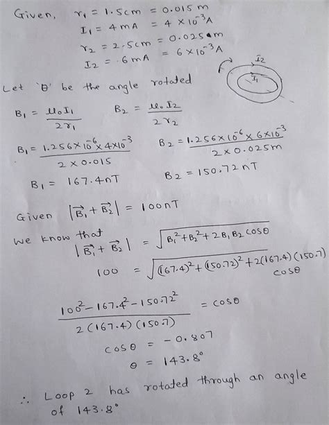 In The Figure Two Concentric Circular Loops Of Wire Carrying Current